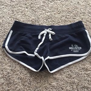 Navy blue lounge shorts